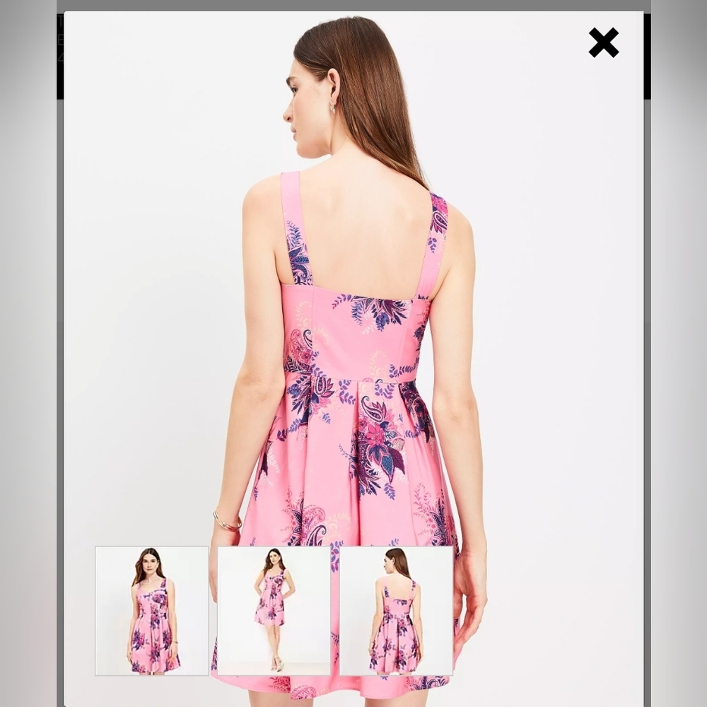 Pink Floral Dress